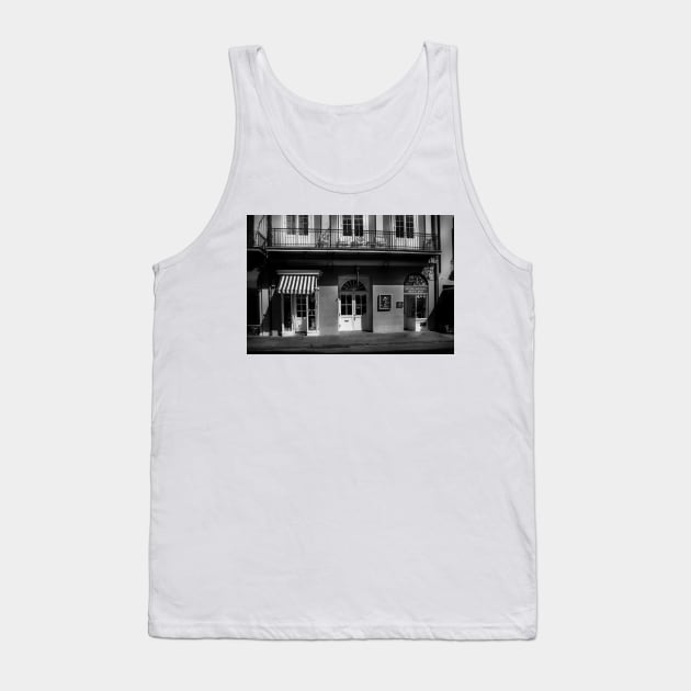 411 Royal Street In Black and White Tank Top by MountainTravel